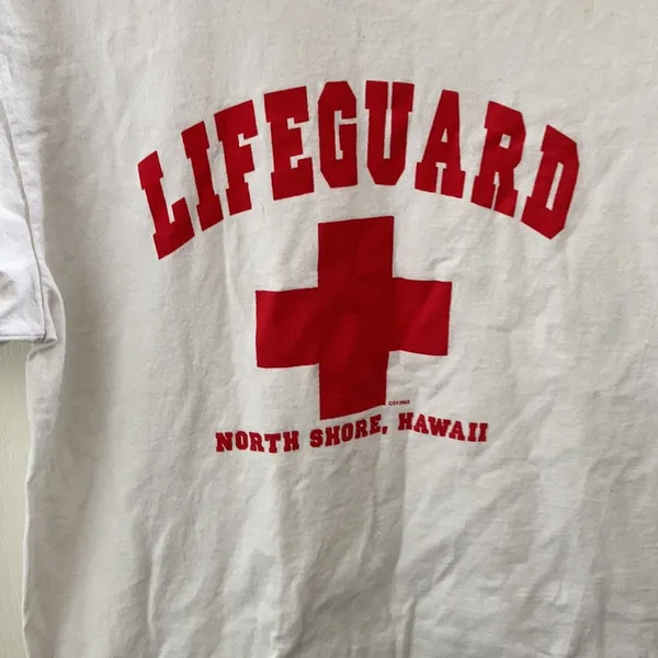 FINAL MARKDOWN Unisex Suna North Shore Hawaii Lifeguard Tee (M) - Image 2