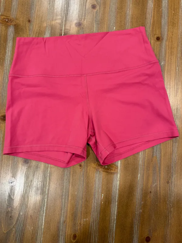 Lululemon Align High-Rise Pink Athletic Shorts 4" Raspberry Coulis Women Size 14 - Image 3