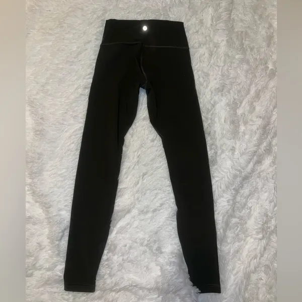 Lululemon Wunder Under Dark Green Olive Legging size 6 Yoga Legging - Image 2