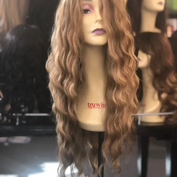 NEW 2026 Blonde mix Beach waves Lacefront Wig - Image 2