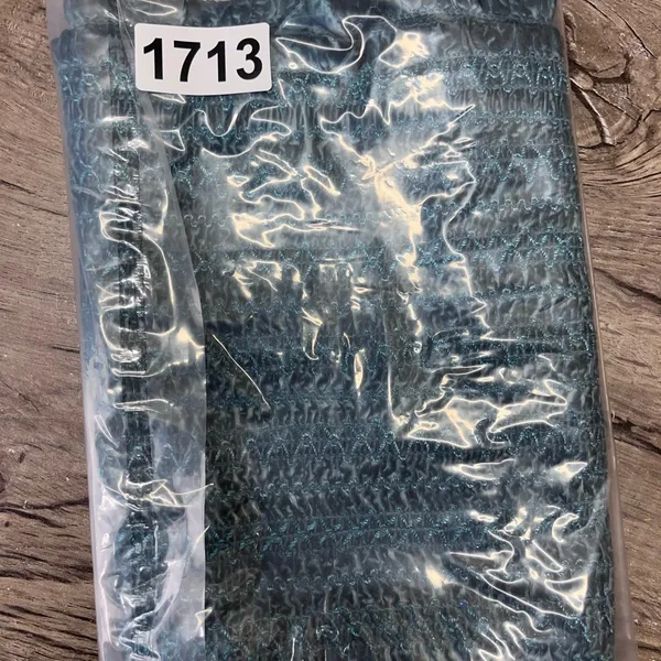 Anthropologie teal smocked bandeau size‎ large - Image 6