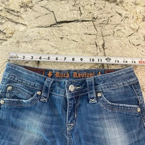 Rock‎ Revival Raquel Boot Cut Jeans- size 29 - Image 4