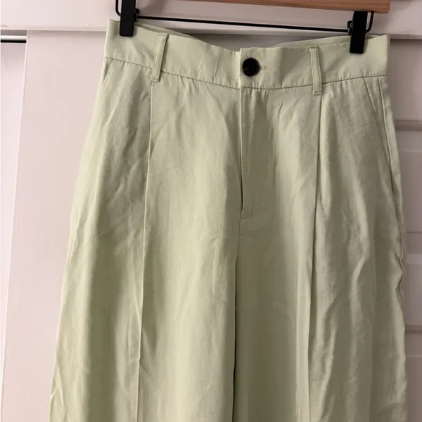 Zara Pastel Green Trouser work pants - Image 2