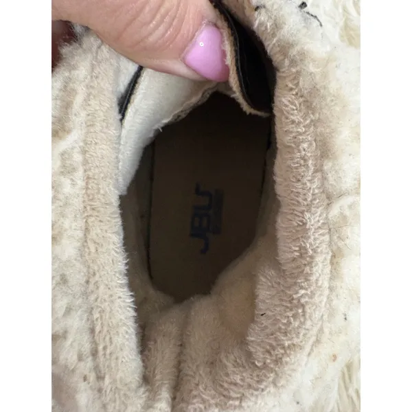Waterproof JBU Boots Winter Snow Boots‎ Lace Up Black Faux Fur - Image 8