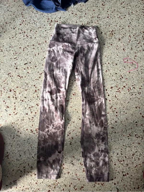 Lululemon Align High-Rise Pant díaMond dye brown white beige color lunar size 2 - Image 4