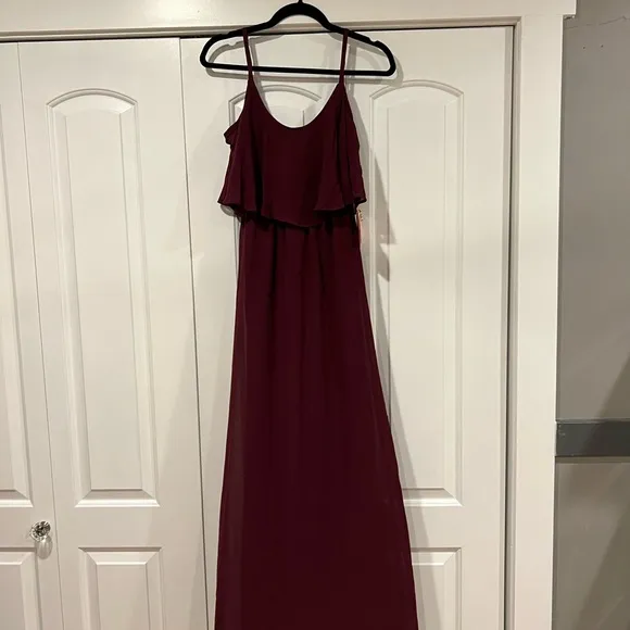 Show me your mumu wedding burgundy new with tags‎ maxi - Image 3
