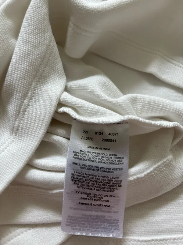 Columbia Sportswear White "Stop & Look" Embroidered Cropped Boxy T-Shirt M - Image 7