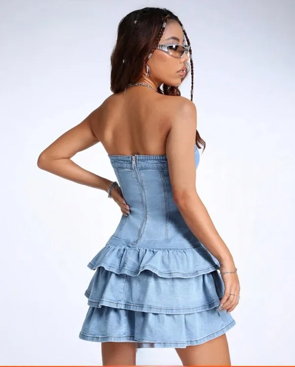 Denim dress - Image 2