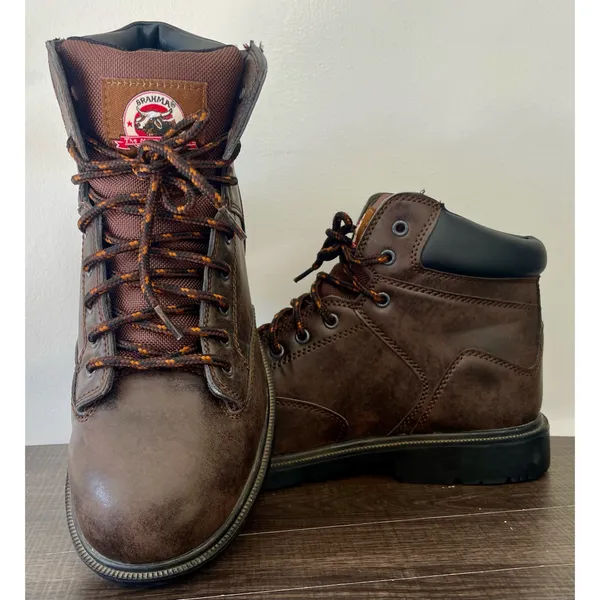 Brahma Mens Steel Raid Work Boot Brown Size 9.5 - Image 15