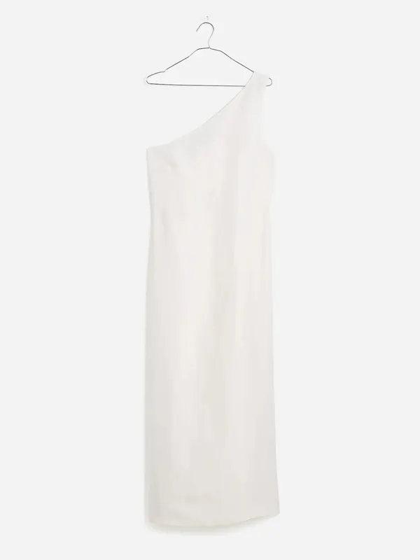NWT Madewell One-Shoulder Midi Dress in Lighthouse White Size 2 - Image 7