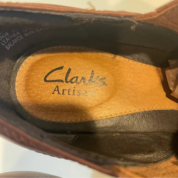 Clark’s Artisan Tige De Cuir Booties Boots Women’s Size 7M Active Air Brown - Image 13
