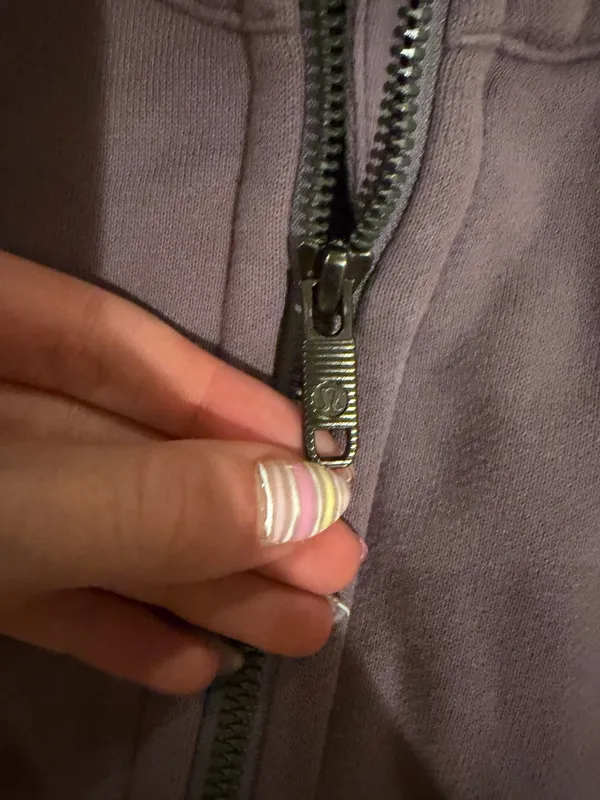 Purple Lululemon Full-Length Scuba Sweatshirt  - Image 3