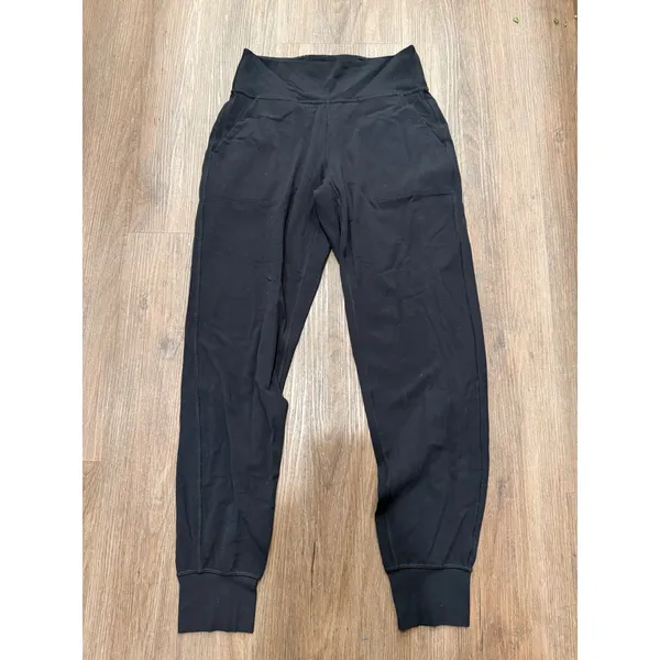 Lululemon Align High-Rise‎ Jogger Black Nulu Yoga Pants LW5DH6S Size 6 - Image 3