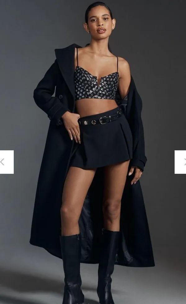 By Anthropologie Sequin Star Bralette W1366 Sz Medium - Image 2