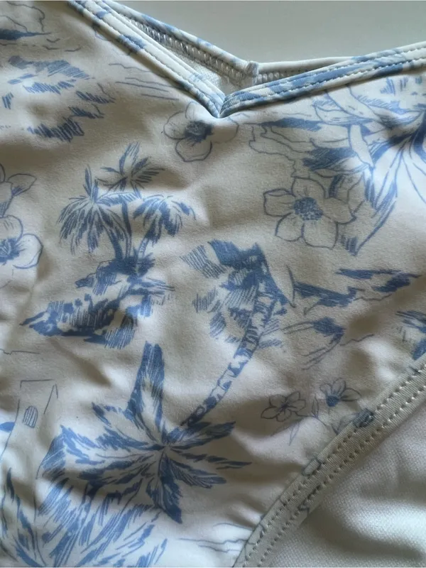 {Gilly Hicks} Brand New Baby Blue Printed Bikini Bottoms - Image 3