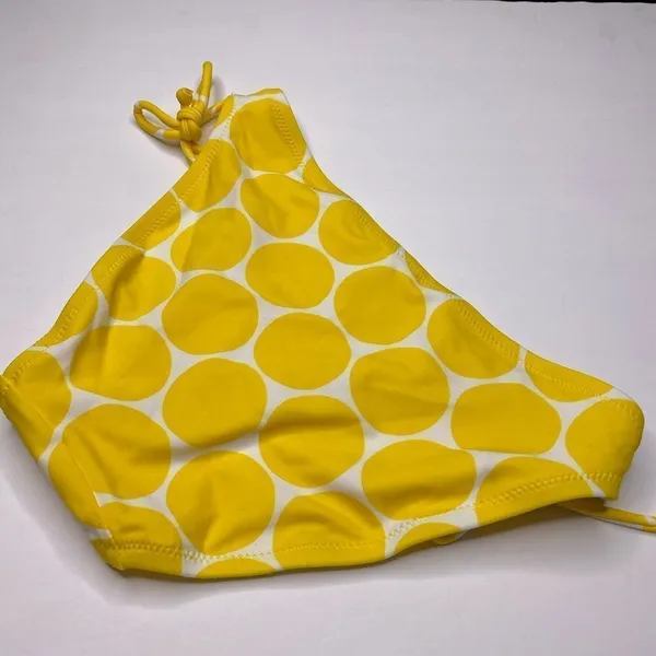 Victoria's Secret Yellow Polka Dot Bikini Bottom - Image 5