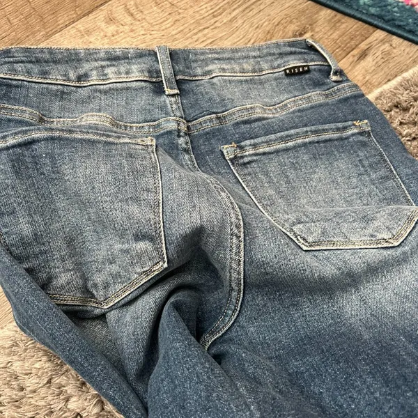 Risen‎ distressed jeans size 3/26 Blue - Image 10