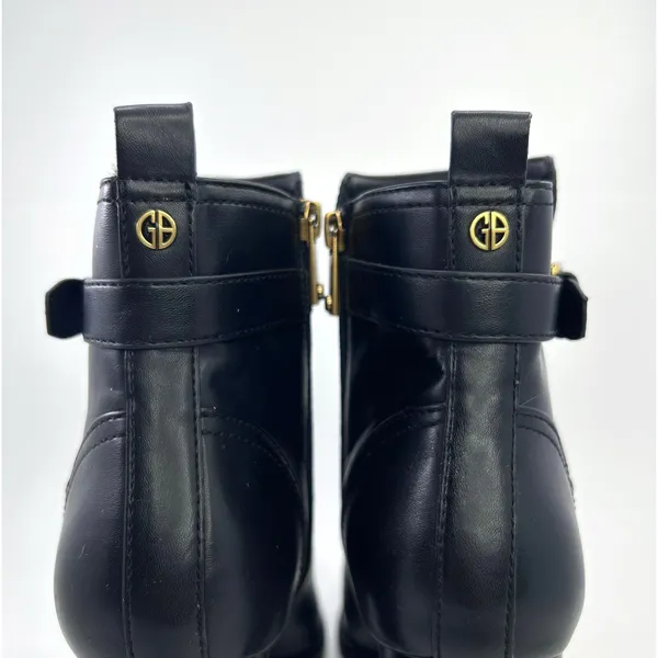 Giani Bernini Ninha Booties Size 10 Black Block Heel Buckle Dress Boots NWOB - Image 11
