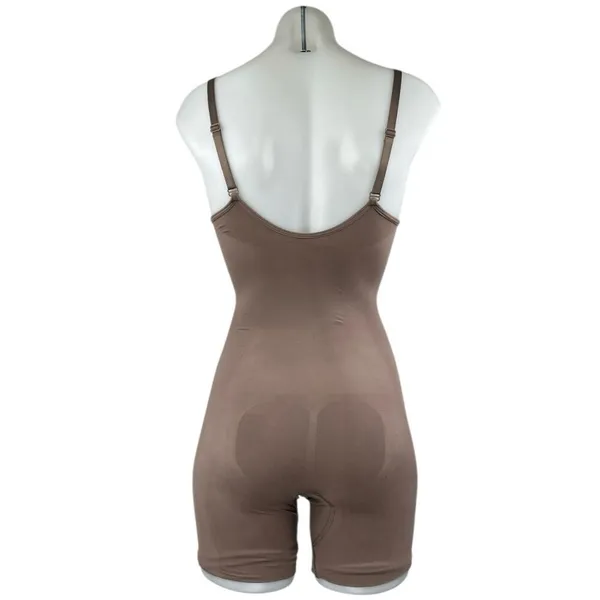 Skims Brown Sleeveless Shaping One Piece Onesie Sculpt Bodysuit Top Sz 2x/3x - Image 2