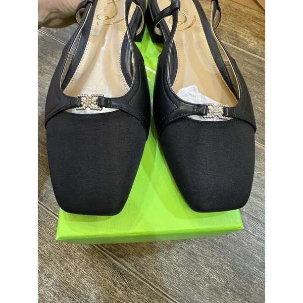 Sam Edelman Kara slingback flats featuring a square cap‎ toe Size 6 - Image 6