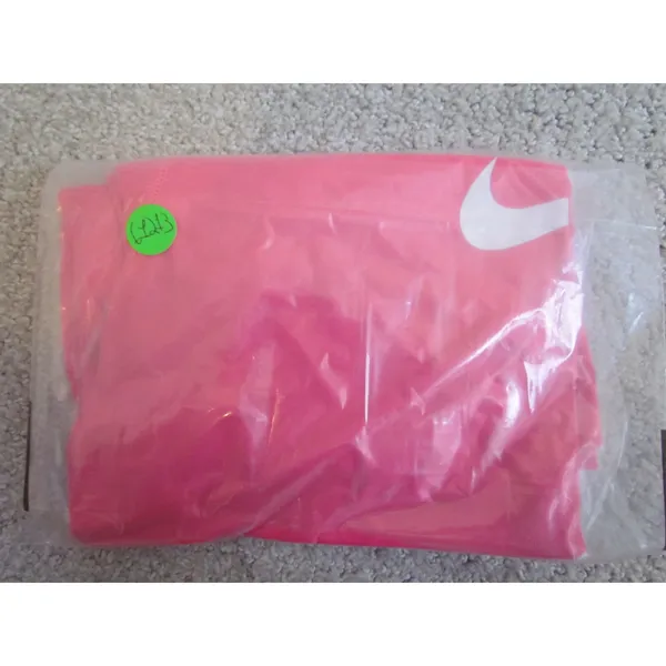 Nike Dri-FIT T-Shirt Large Pink Athletic Cut‎ Swoosh Performance Tee - Image 6