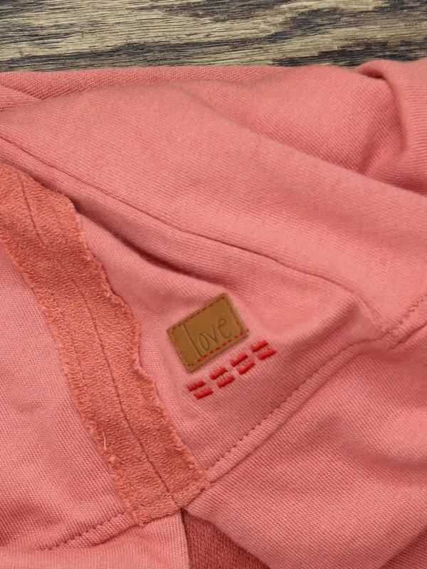 NEW Peace Love World Terry Pullover and Pant Set A692008 Faded Rose Pink P2XS - Image 9