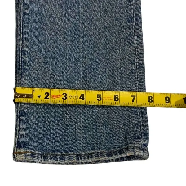 Madewell 90s Straight Jeans‎ 26 Blue Light Wash High Rise streetwear retro - Image 8