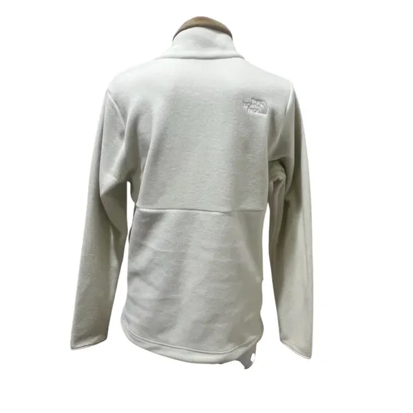 The North Face Womens Fleece Pullover 1/4 Zip Ivory Mock Neck Size L - Image 2