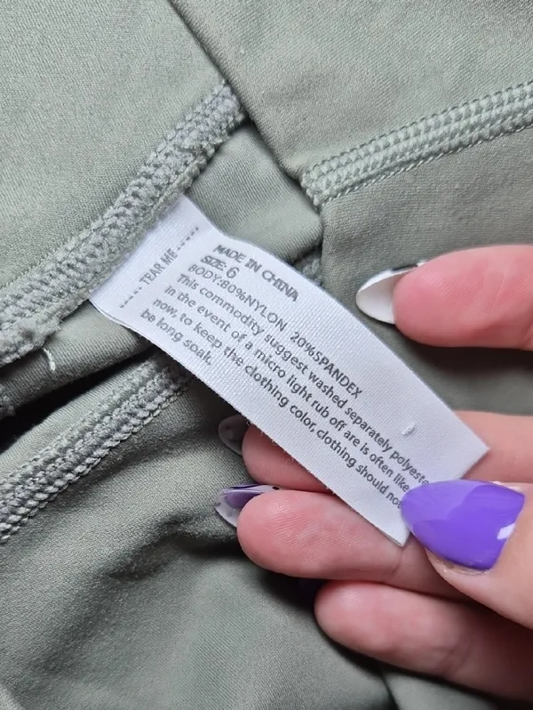 PARAGON High-Rise Olive Green Leggings 6 - Image 7