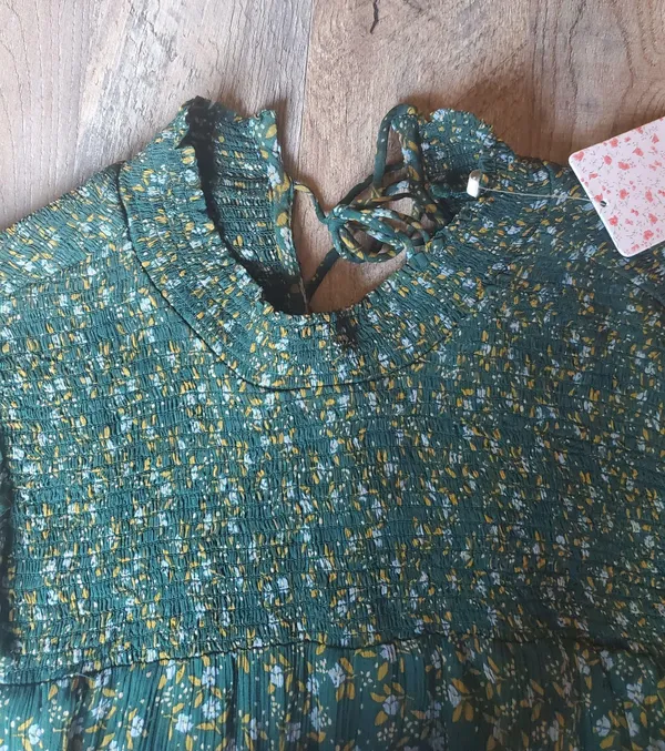 Roma Smocked Hi-Low Blouse - Image 5
