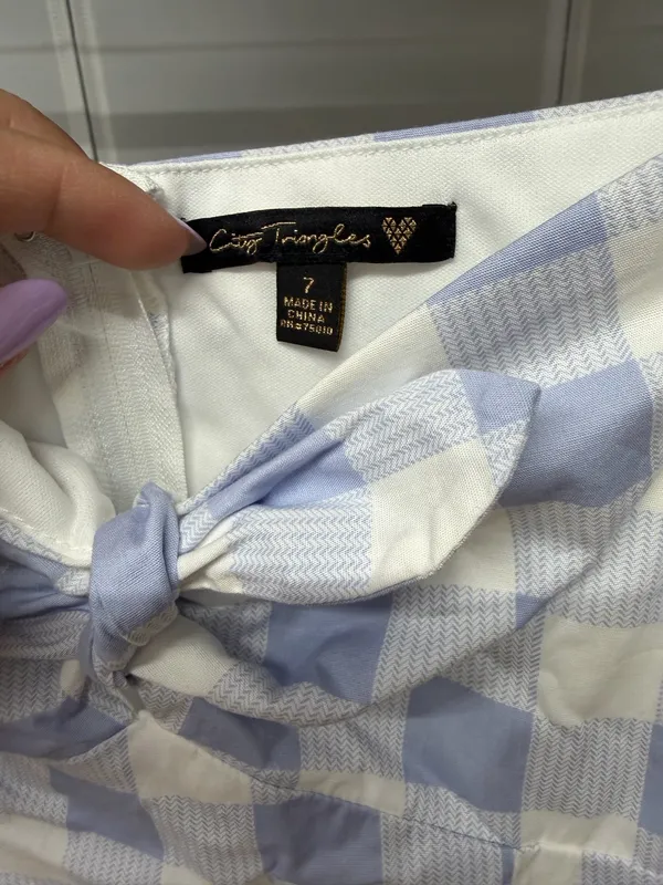 City Triangles Gingham Dress - Image 3