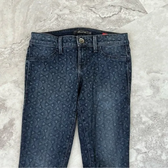Level‎ 99 Janice Ultra Skinny Jeans 26 Fan Print Dita Burlesque Wash XO2616F - Image 5
