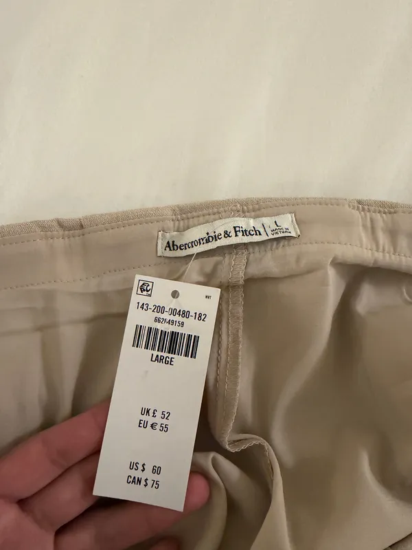 NWT Abercrombie & Fitch low rise micro pleated mini skort - Image 5