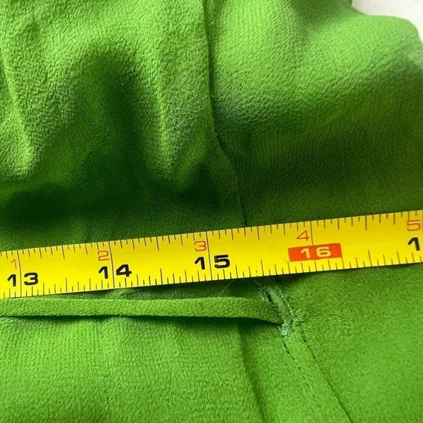 Paula Hermanny Green Wrap Maxi Dress Ring Detail NWT Size 0 - Image 7