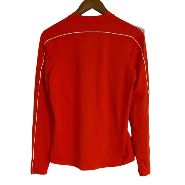 Nike Dri-Fit Clemson Quarter-zip Long Sleeve Lightweight Pullover Size Medium - Image 2