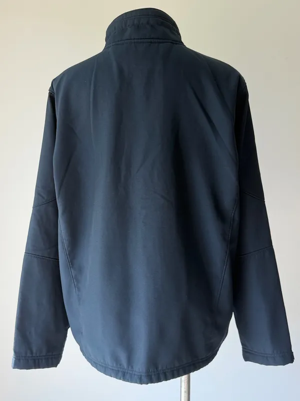 Corporate Custom Navy Softshell Jacket Blue Size L - Image 8