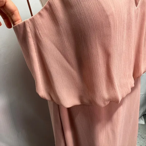 Azazie Rebecca Bridesmaid Dress Dusty Rose Pink‎ Custom Size Womens Wedding Prom - Image 4