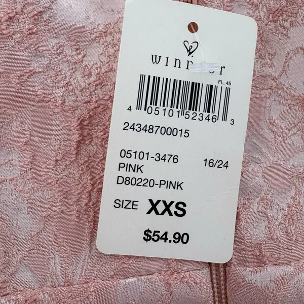 Windsor Dress NWT PINK LACE corset dress XXS - Image 6