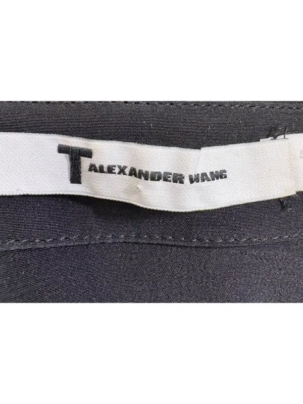 T by Alexander Wang Silk Short Sleeve Top Black Size XS - Image 10
