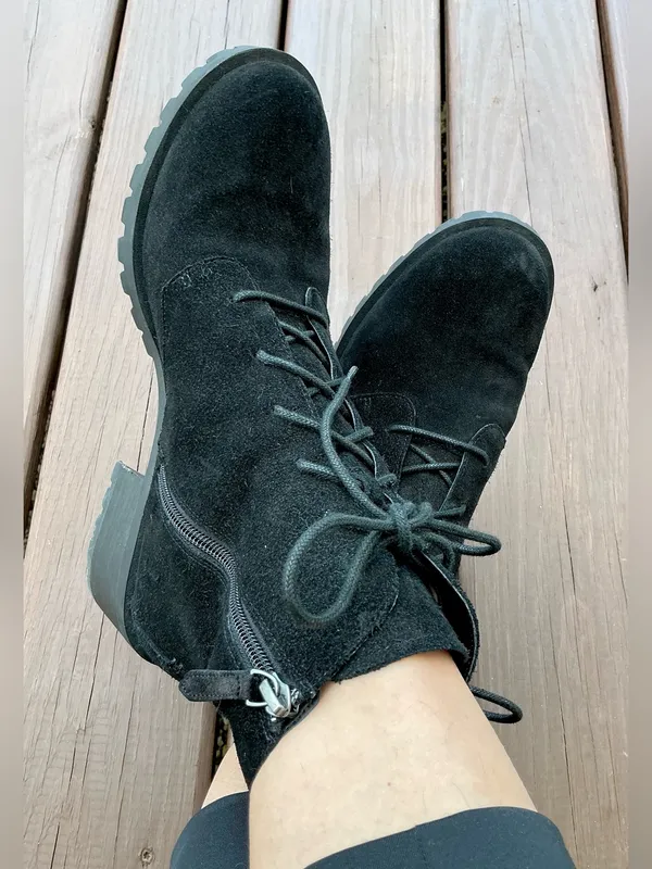 Caslon Water resistant Lace-Up Suede Ankle Booties ☔️ - Image 2