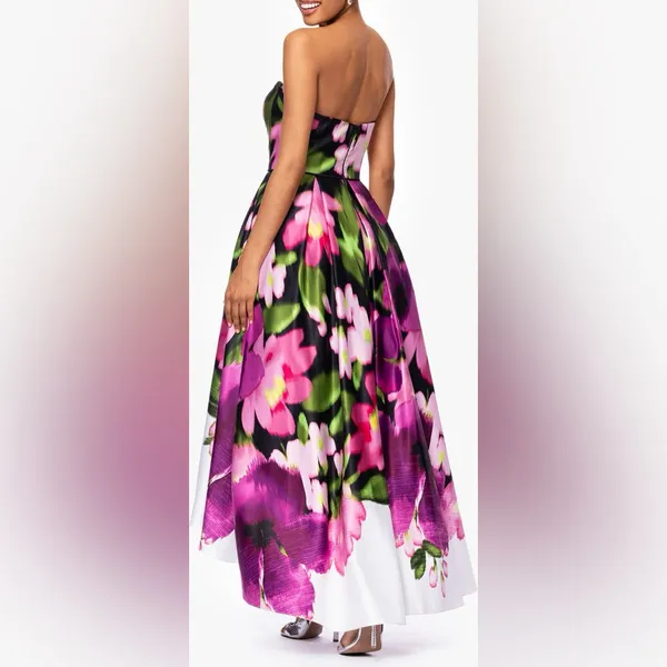 Betsy & Adam (G2) Strapless High-Low Gown NWT SIZE 10 - Image 2