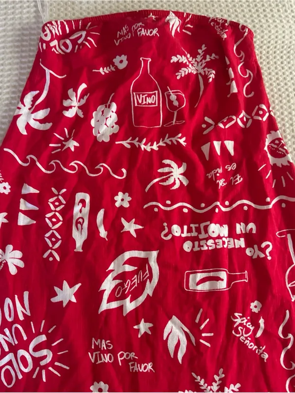 Paper Heart for Anthropologie Women’s red Maxi Dress XL ***see description - Image 3
