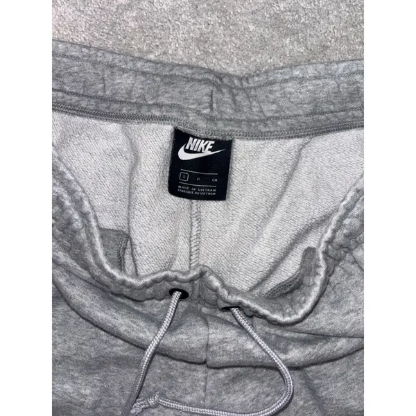 Nike Sportswear Club‎ Fleece Sweatpants Womens S Gray Mid Rise Tapered Jogger - Image 3