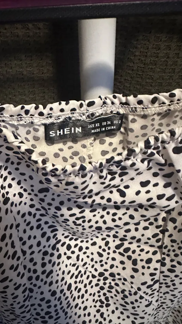 polka dot dress black and white - Image 2
