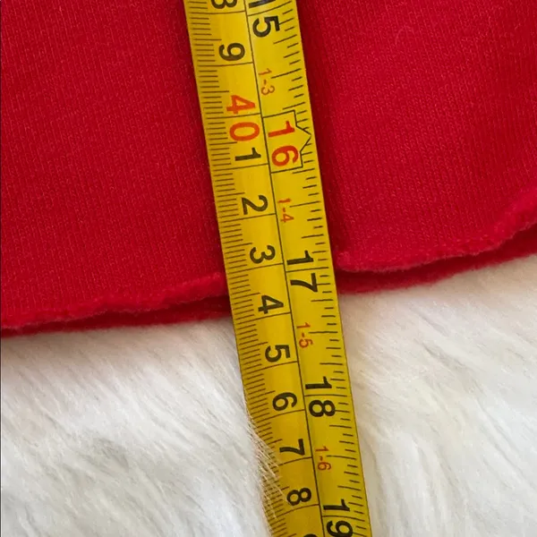 The Midwest Girl (TM) size XS Red Cropped Sweatshirt - Image 7