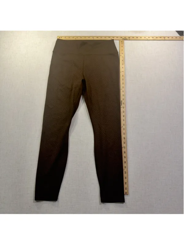 Fabletics Women’s Medium High-Waisted Snake Scale Pattern Leggings 7/8 Ankle M - Image 3