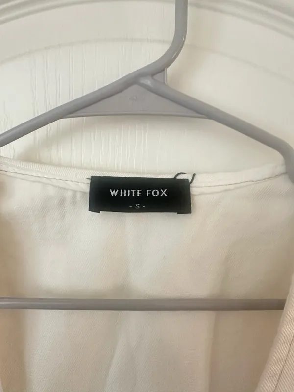White Fox Denim Top - Image 3