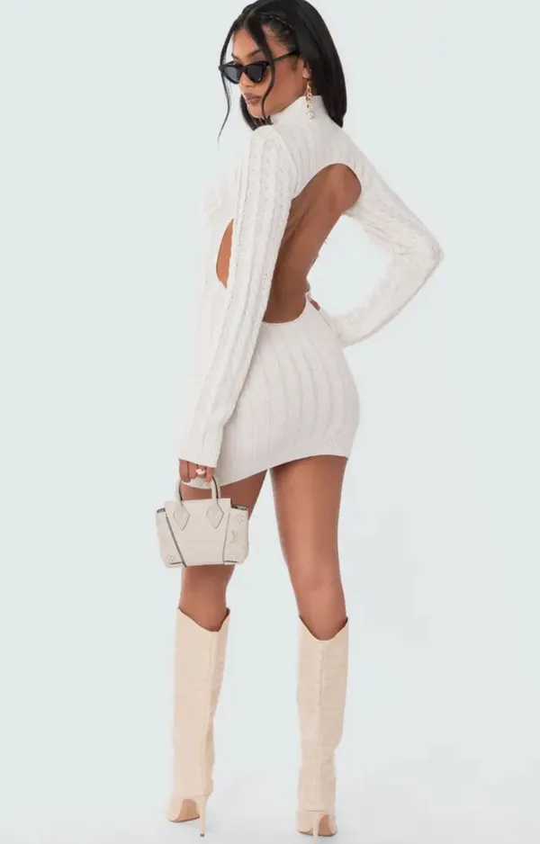 Edikted Knit Dress - Image 2