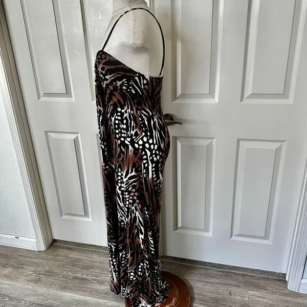 Fever leopard sleeveless maxi dress Brown Size undefined - Image 3