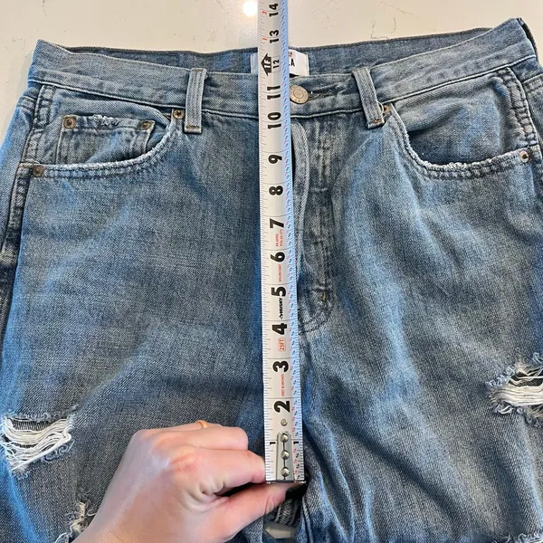 Pistola Presley High‎ Rise Relaxed Roller Jeans Size 27 - Image 8
